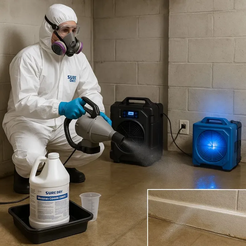 Sanitization and Odor Removal process in Cherry Hills Village, CO